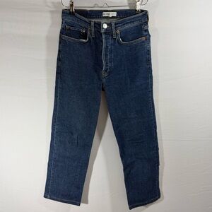 Re/Done Originals Dark Wash Straight-Leg Jeans